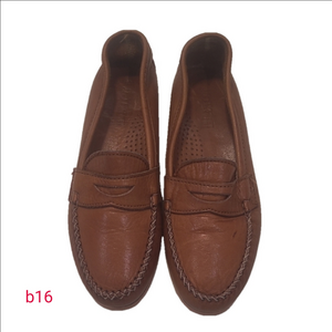 Dexter Brown Leather Penny Loafers Sleek Design